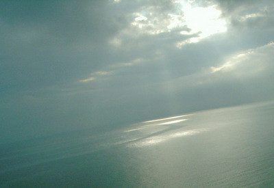 sole nel mare.JPG
